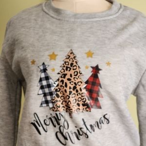 Christmas  Sweatshirt, lightweight. Says 3x fits like XL
